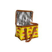 Cool Bag DKD Home Decor Red Blue Yellow PP Nylon (21 x 14 x 13 cm) (3 Units)