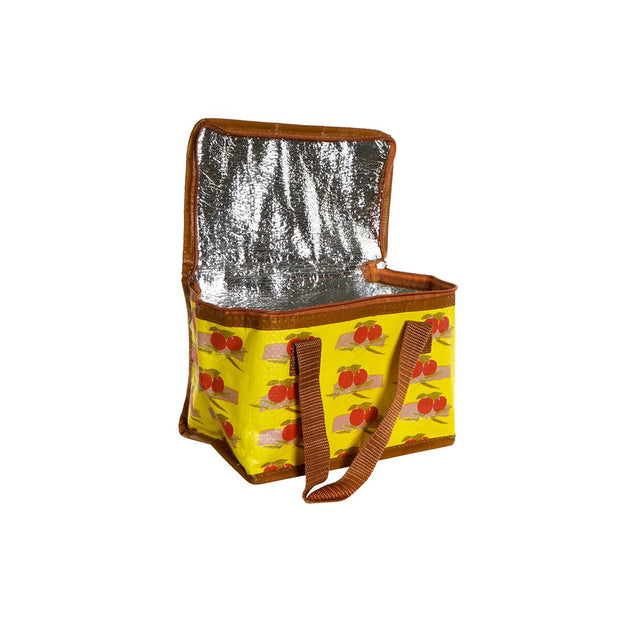 Cool Bag DKD Home Decor Red Blue Yellow PP Nylon (21 x 14 x 13 cm) (3 Units)