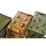 Cool Bag DKD Home Decor Khaki PP Nylon (21 x 14 x 13 cm) (3 Units)