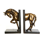 Bookend DKD Home Decor Horse Resin (2 pcs) (14 x 10 x 20 cm)