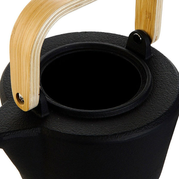 Tekande DKD Home Decor Schwarz Edelstahl Eisen Holz MDF (1,3 L)