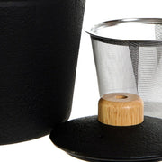 Tekande DKD Home Decor Schwarz Edelstahl Eisen Holz MDF (1,3 L)