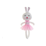 Fluffy toy DKD Home Decor Rabbit (23 x 8 x 45 cm)