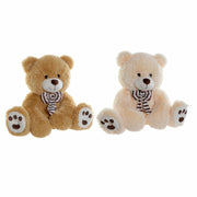 Fluffy toy DKD Home Decor Polyester Bear (55 x 34 x 55 cm) (2 pcs)