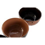 Schüssel DKD Home Decor Steingut (13 x 13 x 6,5 cm) (3 Stück)