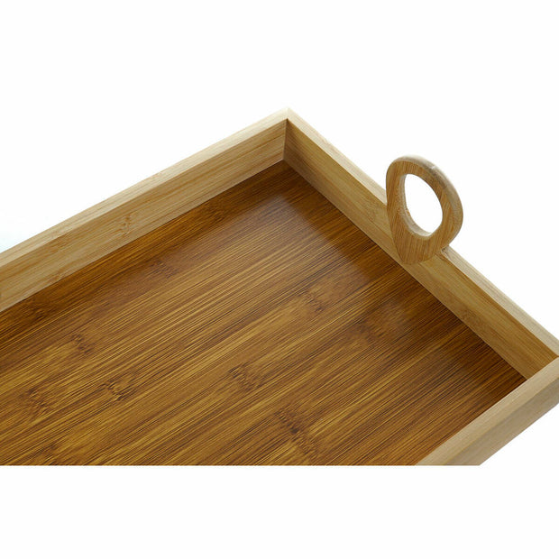 Tablettset DKD Home Decor natürlich Bambus (45 x 30.5 x 10.5 cm) (41.5 x 28.4 x 10.5 cm) (2 pcs)