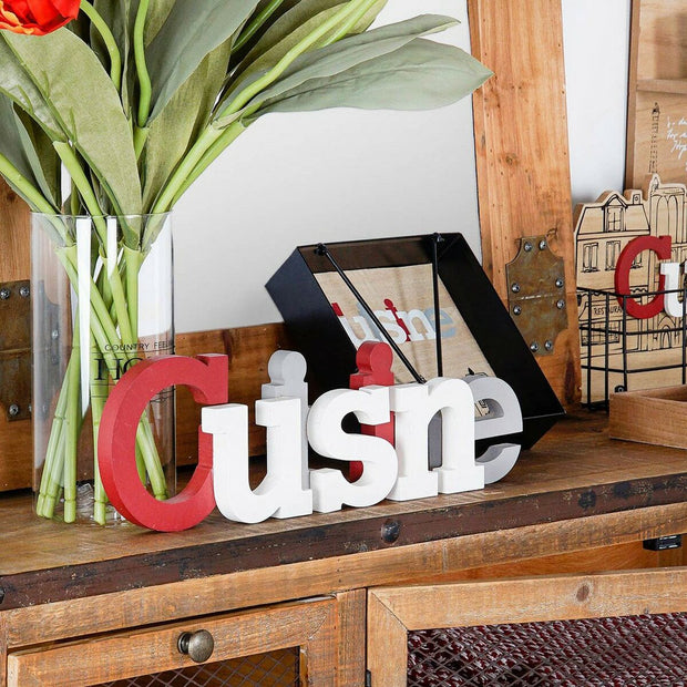 Serviettenring DKD Home Decor Cusine Metall Holz MDF