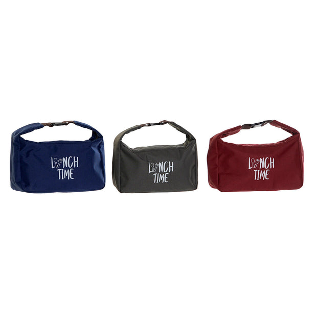 Lunchbox DKD Home Decor Aluminium PVC (23 x 12 x 20 cm) (3 Units)