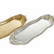 Schale DKD Home Decor Golden Silber Harz (31 x 10 x 3.4 cm) (2 pcs)