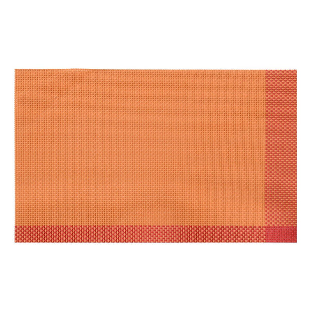 Platzset DKD Home Decor Gelb Orange PVC (2 pcs) (45 x 31 x 0.5 cm)