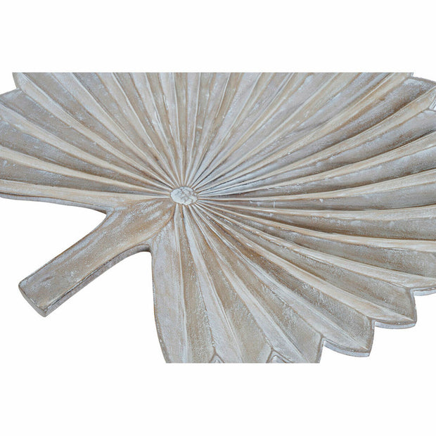 Schale DKD Home Decor S3021369 Beige Weiß Harz (40 x 38.5 x 3.5 cm) (40 cm) (40 x 38 cm)