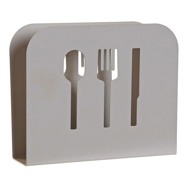 Serviettenring DKD Home Decor Beige Metall