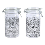 Gefäß DKD Home Decor Kristall Schwarz Eisen (10 x 12,5 x 20 cm) (1 L) (2 Stück) 10 x 12.5 x 20 cm 1 L (2 pcs)