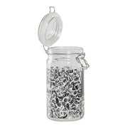 Gefäß DKD Home Decor Kristall Schwarz Eisen (10 x 12,5 x 20 cm) (1 L) (2 Stück) 10 x 12.5 x 20 cm 1 L (2 pcs)