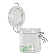 Gefäß DKD Home Decor ‎ Kristall Schwarz Eisen (8,5 x 11 x 10 cm) (220 ml) 8.5 x 11 x 10 cm 220 ml (3 pcs)