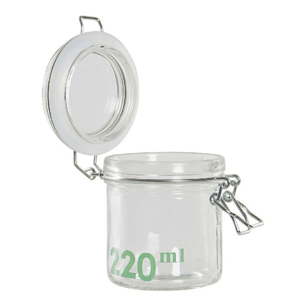 Gefäß DKD Home Decor ‎ Kristall Schwarz Eisen (8,5 x 11 x 10 cm) (220 ml) 8.5 x 11 x 10 cm 220 ml (3 pcs)