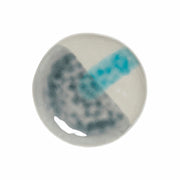 Flad plade DKD Home Decor Grau Blau Steingut Emaillierter Edelstahl (21 x 21 x 2.5 cm)