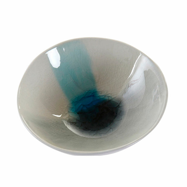 Schale DKD Home Decor Steingut Emaillierter Edelstahl (170 ml) (11.5 x 11.5 x 4.5 cm)