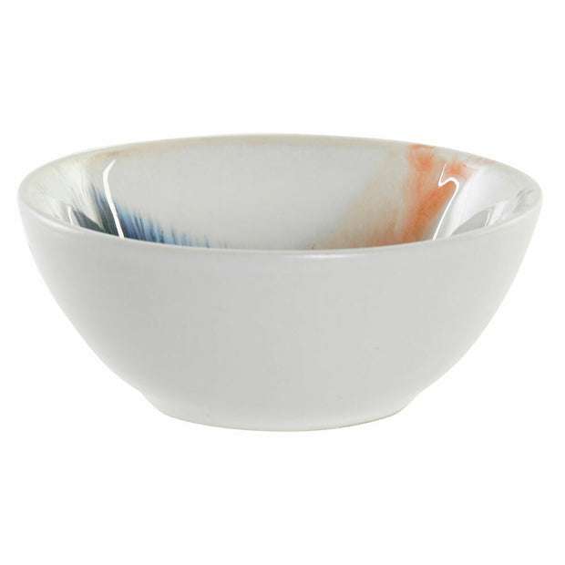 Schale DKD Home Decor Steingut Emaillierter Edelstahl (100 ml) (9 x 9 x 3.7 cm)