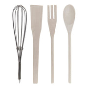 Gefäß für Küchenutensilien DKD Home Decor Kautschukholz Steingut (2 pcs)