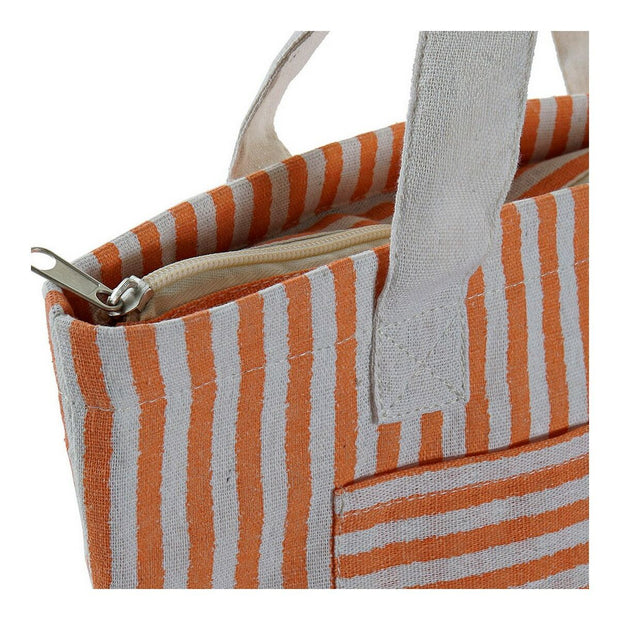 Cool Bag DKD Home Decor Orange Polyester Green Yellow (40 x 10 x 22.5 cm) (4 pcs)