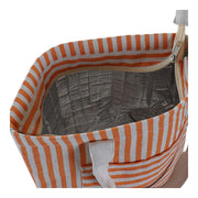 Cool Bag DKD Home Decor Orange Polyester Green Yellow (40 x 10 x 22.5 cm) (4 pcs)