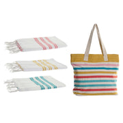 Beach Bag DKD Home Decor Multicolour (20 x 40 x 33 cm) (3 Units)