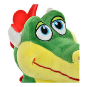 Fluffy toy DKD Home Decor Green Polyester Dragon (24 x 24 x 26 cm)