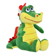 Fluffy toy DKD Home Decor Green Polyester Dragon (24 x 24 x 26 cm)