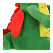 Fluffy toy DKD Home Decor Green Polyester Dragon (24 x 24 x 26 cm)