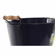 Würfel DKD Home Decor Cold Beer Gelb Holz Metall Marineblau (51 x 30 x 18.5 cm)