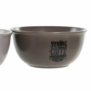 Schale DKD Home Decor Steingut (4 pcs) (560 ml) (14 x 14 x 6.8 cm)