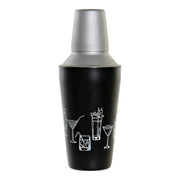 Cocktail-Shaker DKD Home Decor Edelstahl (9.5 x 9.5 x 22 cm)