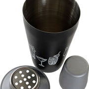 Cocktail-Shaker DKD Home Decor Edelstahl (9.5 x 9.5 x 22 cm)