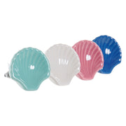 Doorknob DKD Home Decor Shell Metal Stoneware (4 pcs)