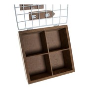 Teebox DKD Home Decor Life is Good Metall Holz MDF (16 x 16 x 9 cm)
