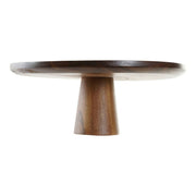 Kuchenplatte DKD Home Decor Akazienholz (36 x 36 x 13.5 cm)