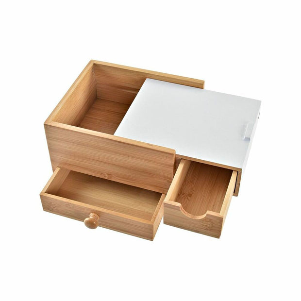 Organiser DKD Home Decor Bamboo (23.5 x 18 x 13.5 cm)