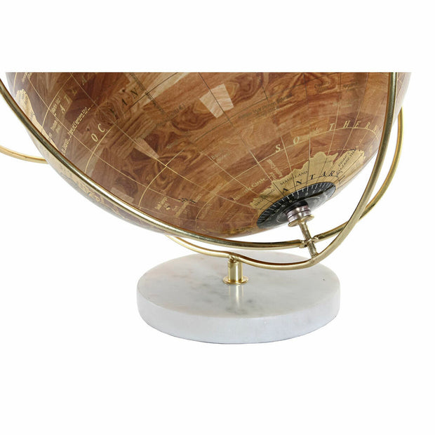 Globe DKD Home Decor Aluminium Marble PVC (33 x 33 x 33 cm)