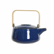 Teekanne DKD Home Decor S3027093 Porzellan Blau Bambus (21 x 17 x 10 cm) (1 L)