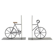 Bookend DKD Home Decor Bicycle Iron (2 pcs) (20 x 12 x 20 cm)