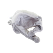 Child Hat DKD Home Decor Grey White (2 Units) (28 x 7 x 46 cm)