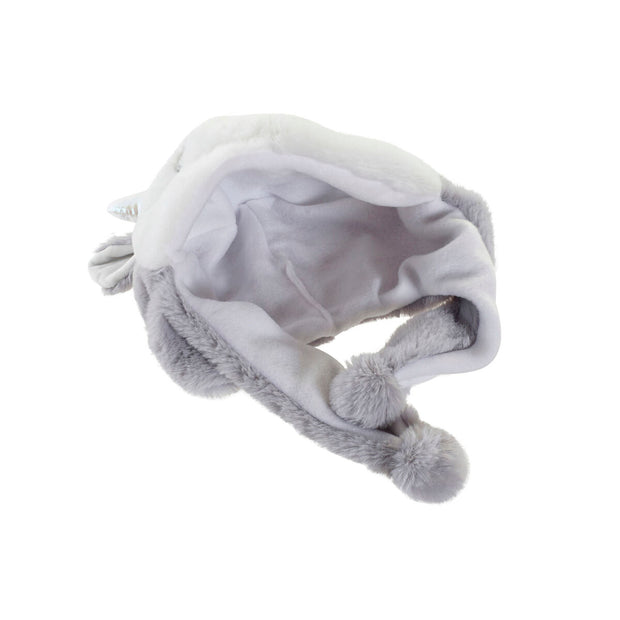 Child Hat DKD Home Decor Grey White (2 Units) (28 x 7 x 46 cm)