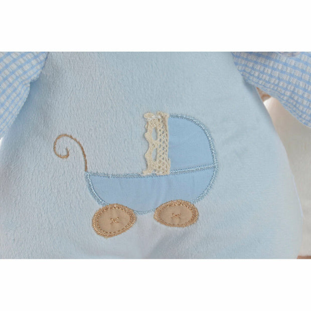 Teddy Bear DKD Home Decor Beige Polyester Celeste Light Pink (3 pcs) (24 x 12 x 30 cm)