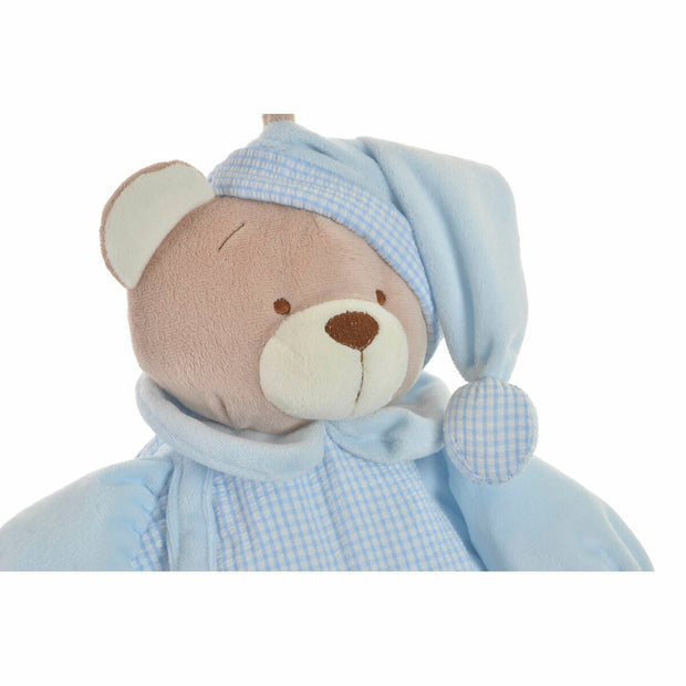 Teddy Bear DKD Home Decor Beige Polyester Celeste Light Pink (3 pcs) (35 x 10 x 44 cm)