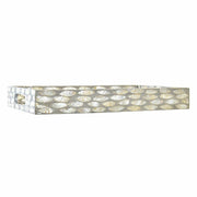 Tablett für Snacks DKD Home Decor Mosaik Grau Perlmutt Boho (30 x 20 x 4 cm)