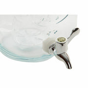 Wasserspender DKD Home Decor Silber Durchsichtig Kristall Eisen ABS PS (15 x 22 x 25 cm)