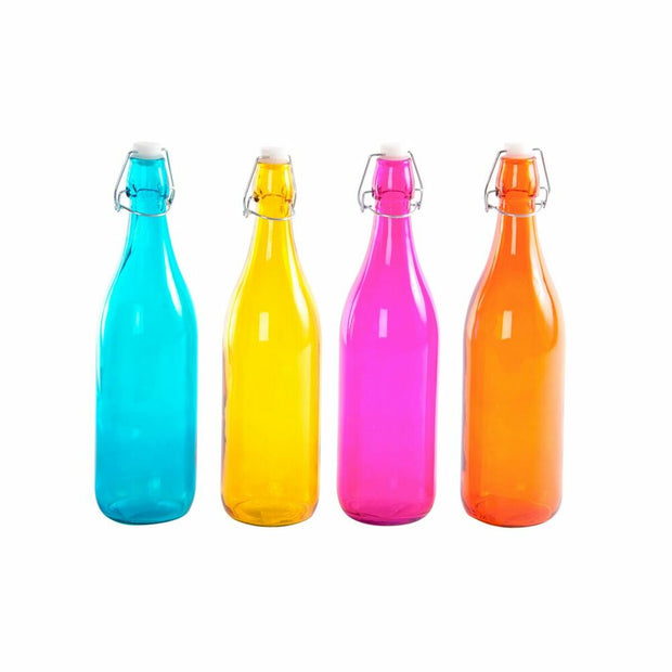 Flasche DKD Home Decor Kristall PP (1000 ml) (4 pcs)