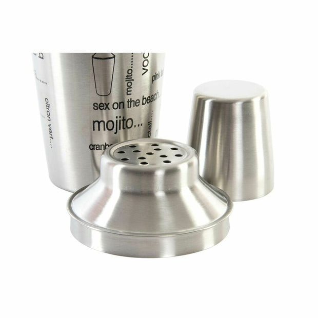Cocktail-Shaker DKD Home Decor Edelstahl (9 x 9 x 22 cm)