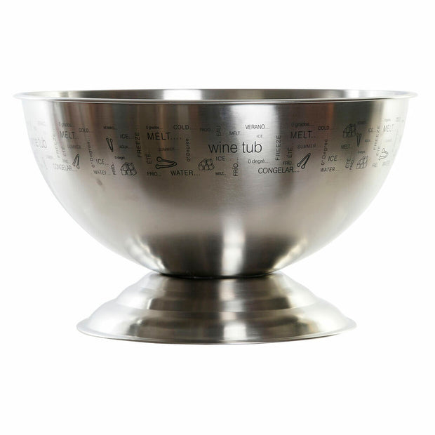 Eiskübel DKD Home Decor Champagner Edelstahl (39.5 x 39.5 x 23 cm)